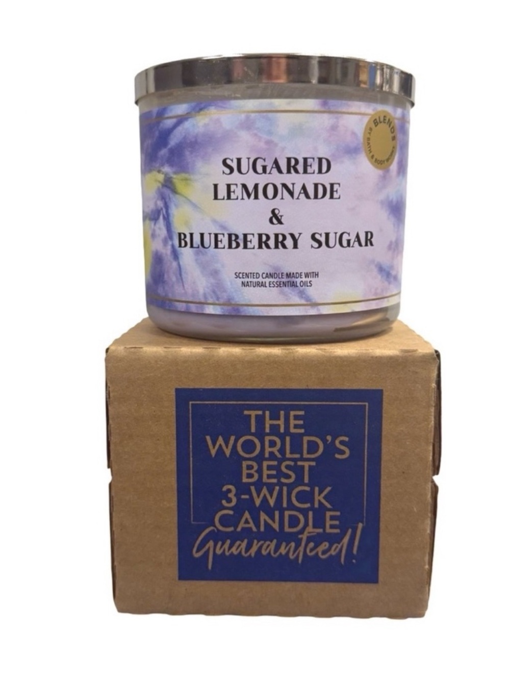 Sugared Lemonade and Blueberry Sugar Candle